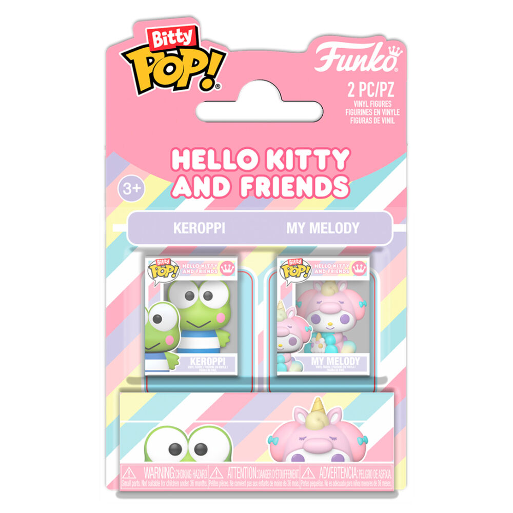 Sanrio Pack de 2 Bitty POP! Vinyl Figuras K & MM 2 cm