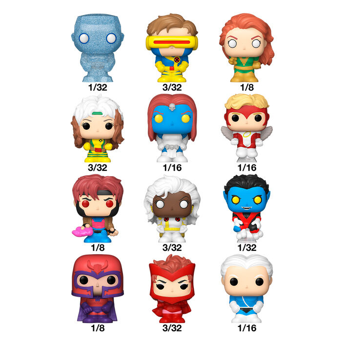 X-Men Display de 32 Figuras Bitty POP! Single Vinyl PDQ 2,5 cm