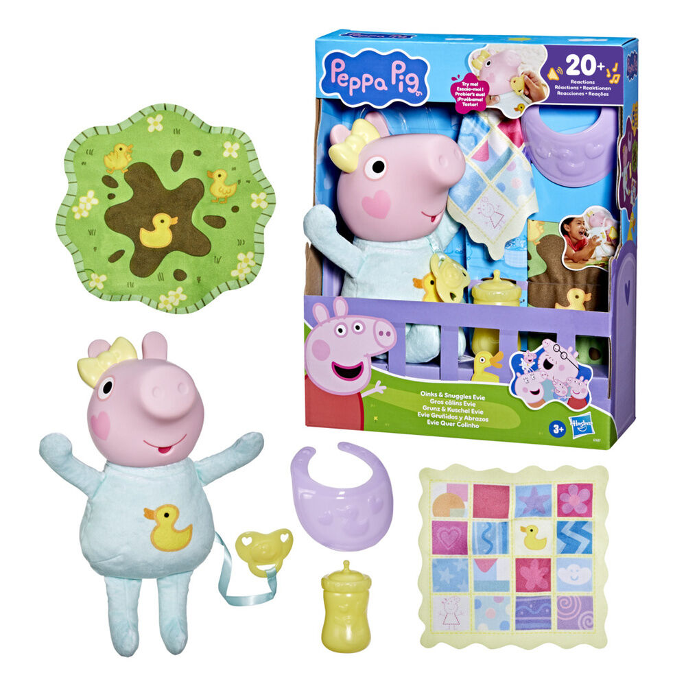 Muñeca Evie Gruñidos y Abrazos Peppa Pig Frikytopia
