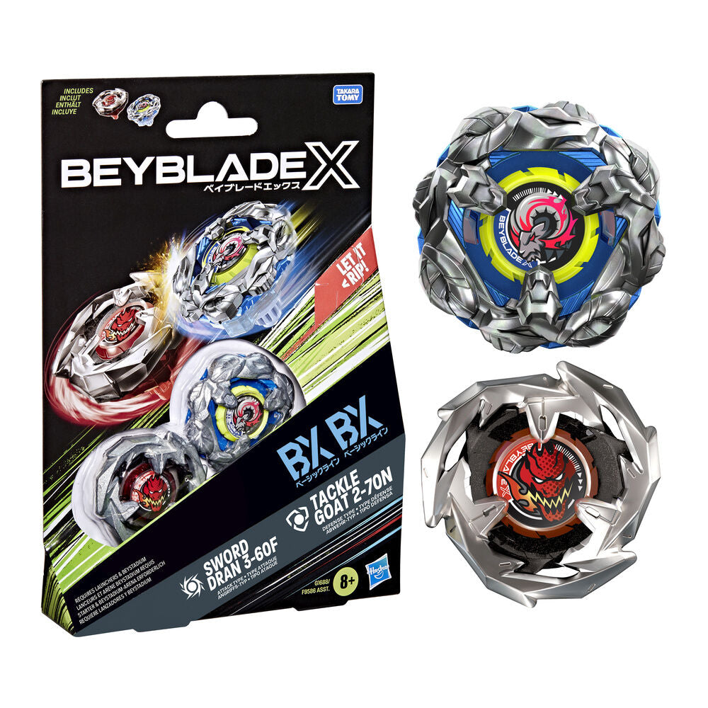 BEYBLADE X DUAL PACK ASSSORTMENT (12)