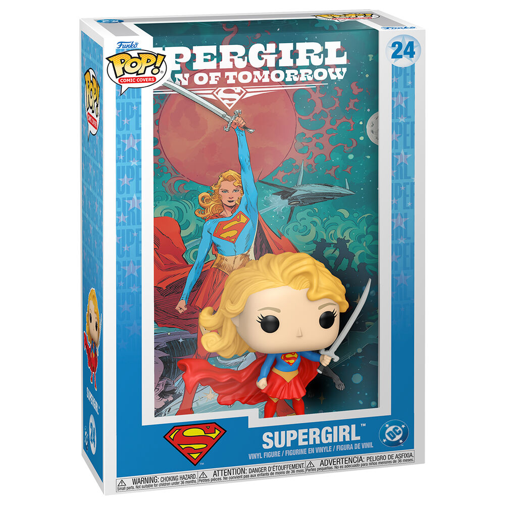 DC Comics POP! Comic Cover Vinyl Figura Supergirl 9 cm