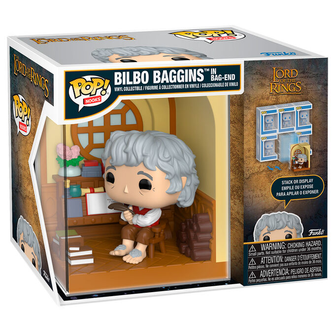 El Señor de los Anillos POP! Nooks Diorama de vinilo Bilbo Bolsón