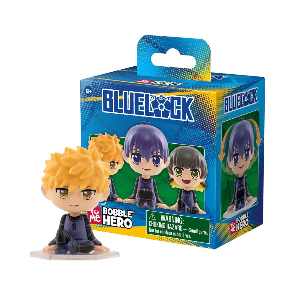 Blue Lock Cabezón Bobble Hero 6 cm Cajas Sorpresa Expositor (12)