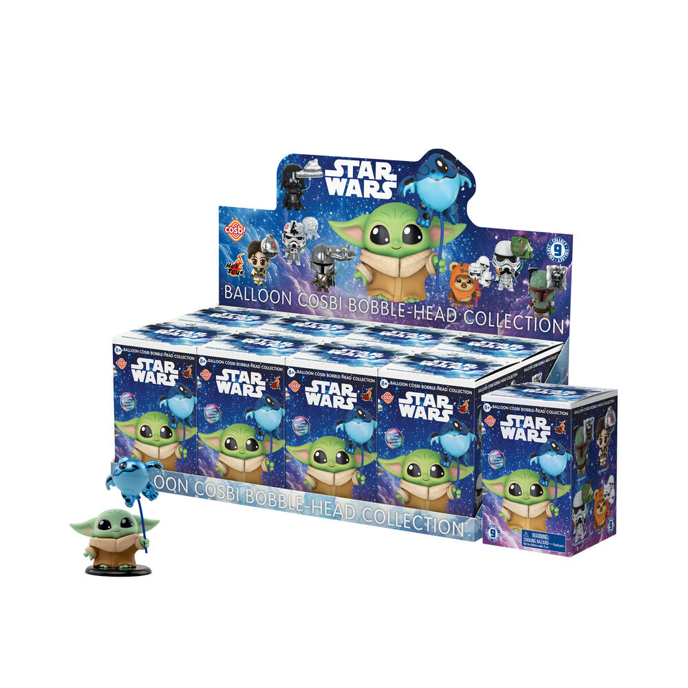 Star Wars Figuras mini Cosbi Balloon 8 cm Cajas Sorpresa Expositor (8)