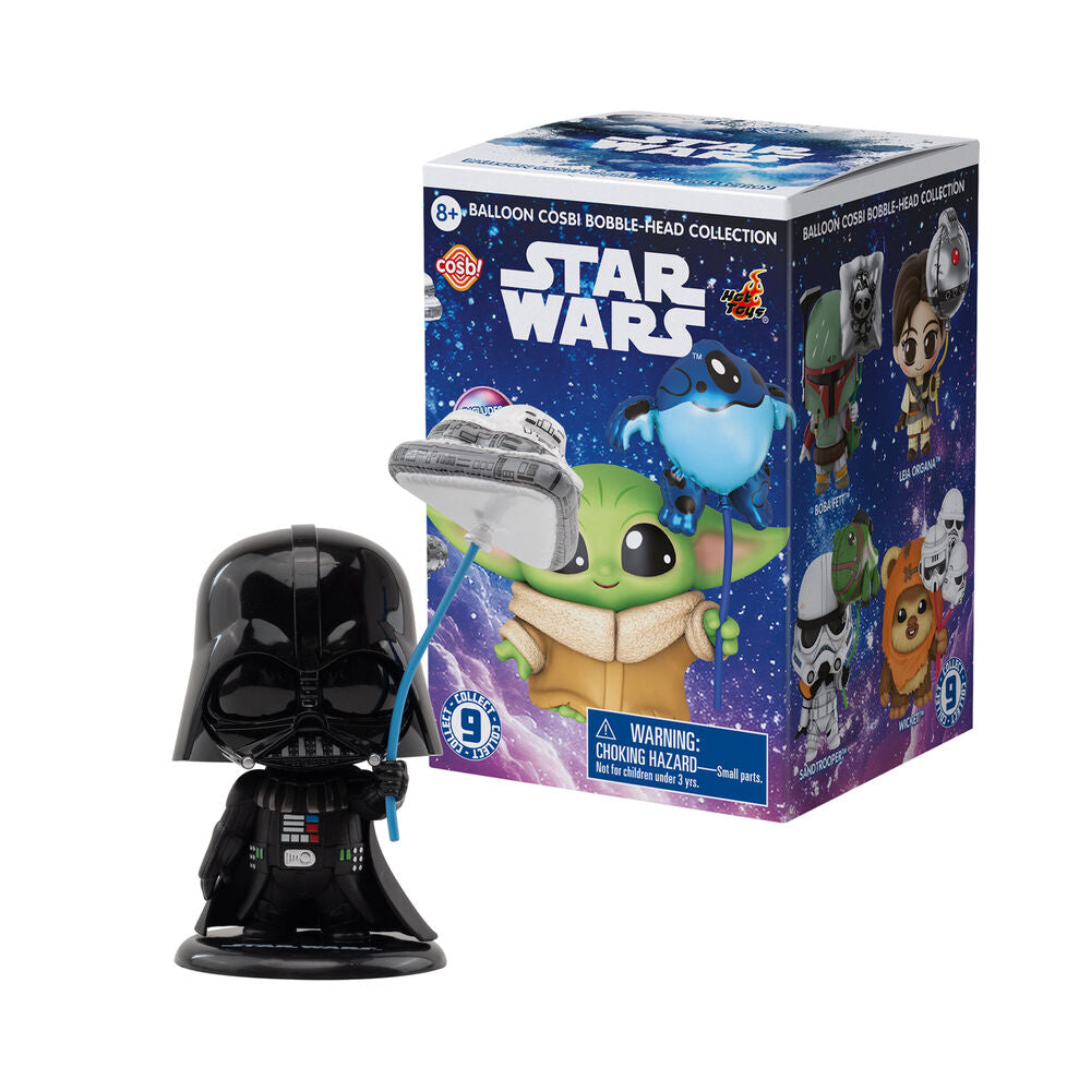 Star Wars Figuras mini Cosbi Balloon 8 cm Cajas Sorpresa Expositor (8)