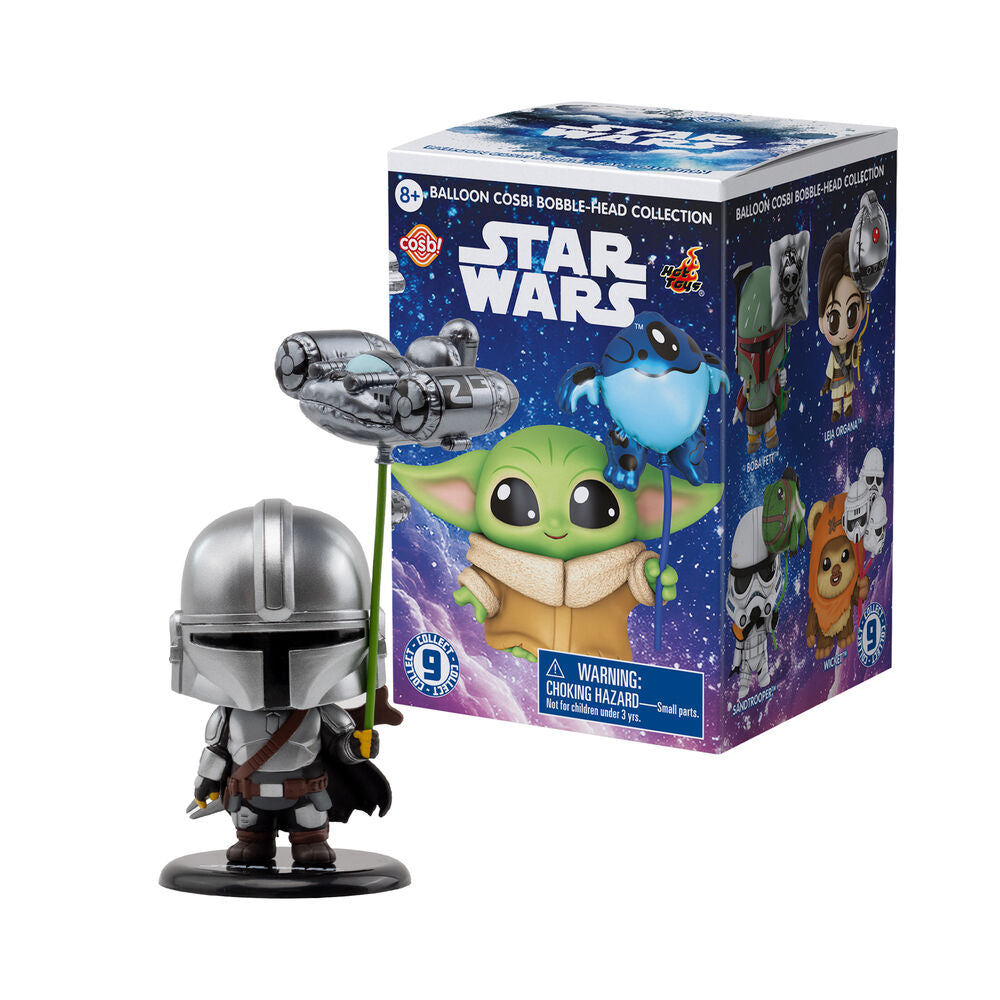Star Wars Figuras mini Cosbi Balloon 8 cm Cajas Sorpresa Expositor (8)