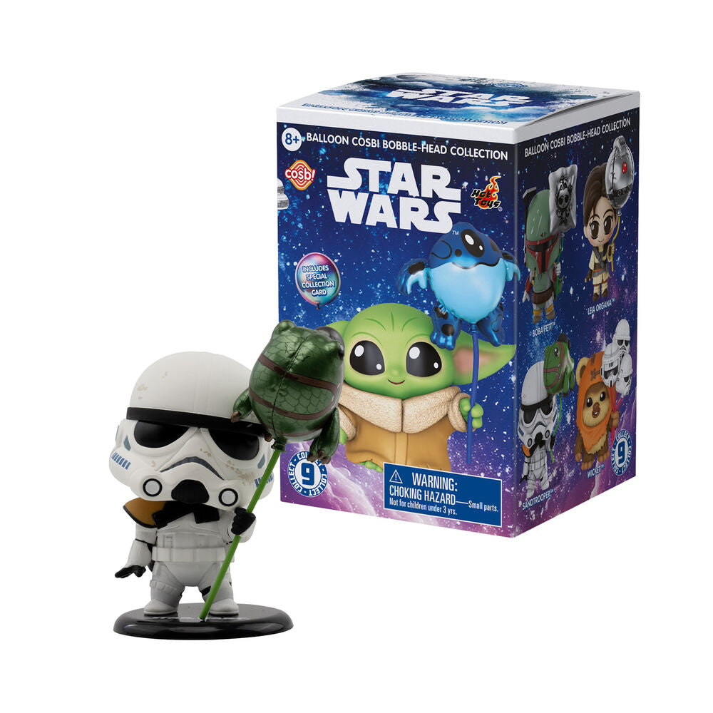 Star Wars Figuras mini Cosbi Balloon 8 cm Cajas Sorpresa Expositor (8)