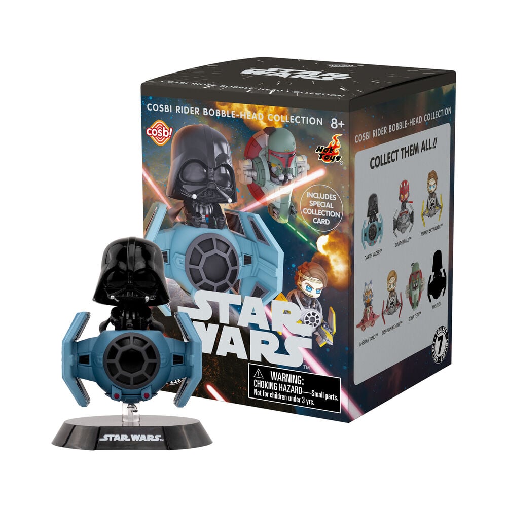 Star Wars Cabezón Cosbi Rider Bobble Hero 6 cm Cajas Sorpresa Expositor (6)