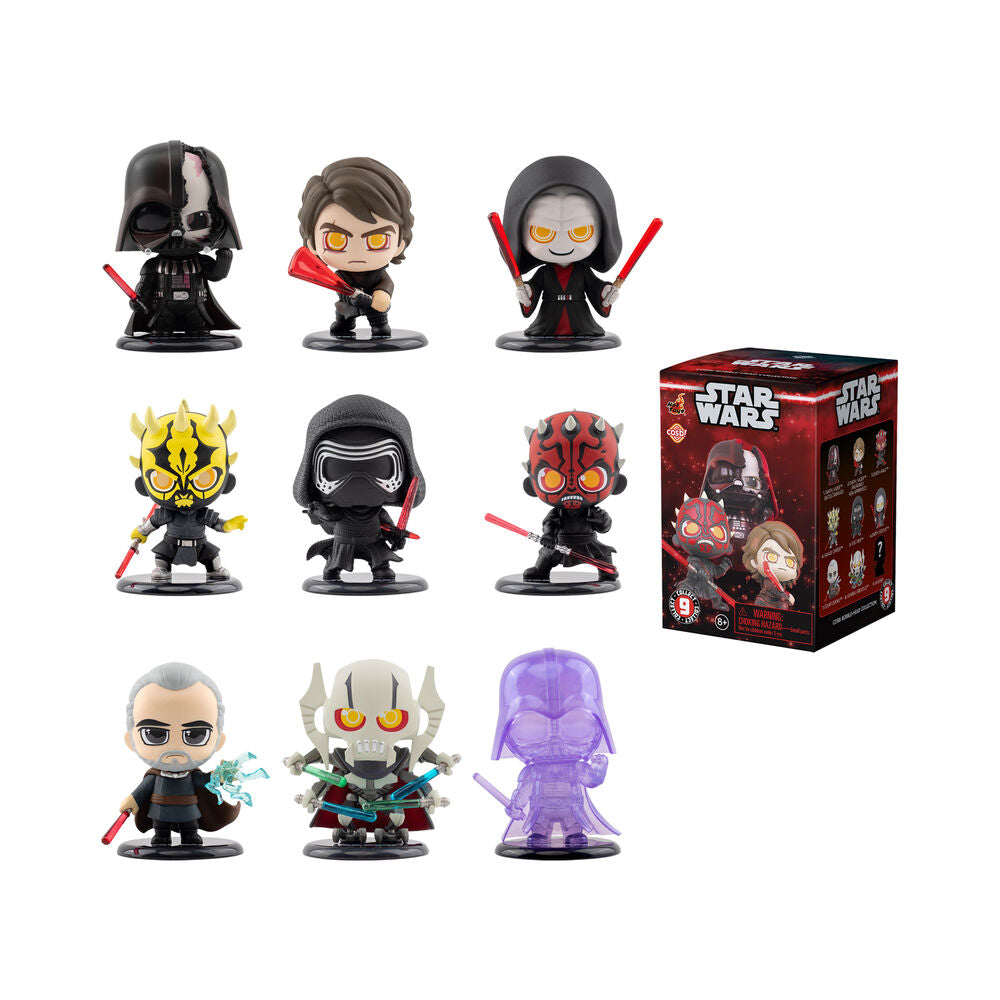 Star WarsFiguras mini Cosbi Dark Side 5 cm Cajas Sorpresa Expositor (8)