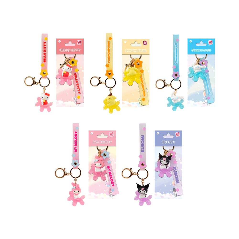Sanrio Llaveros Balloon Series Hello Kitty and Friends Expositor (12)