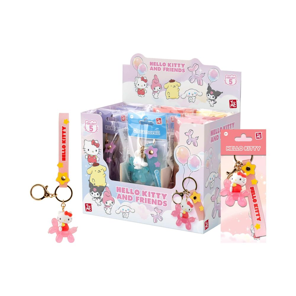 Sanrio Llaveros Balloon Series Hello Kitty and Friends Expositor (12)