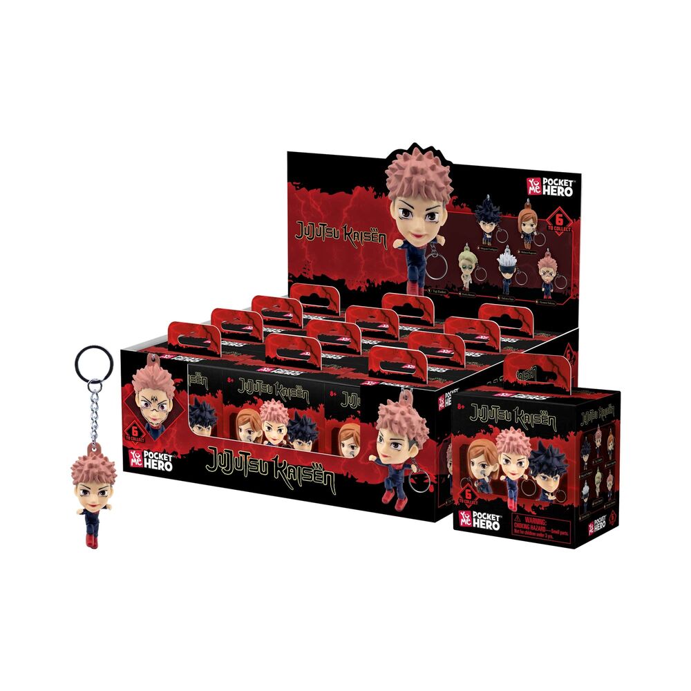 Jujutsu Kaisen Llaveros Pocket Hero Cajas Sorpresa Expositor (12)