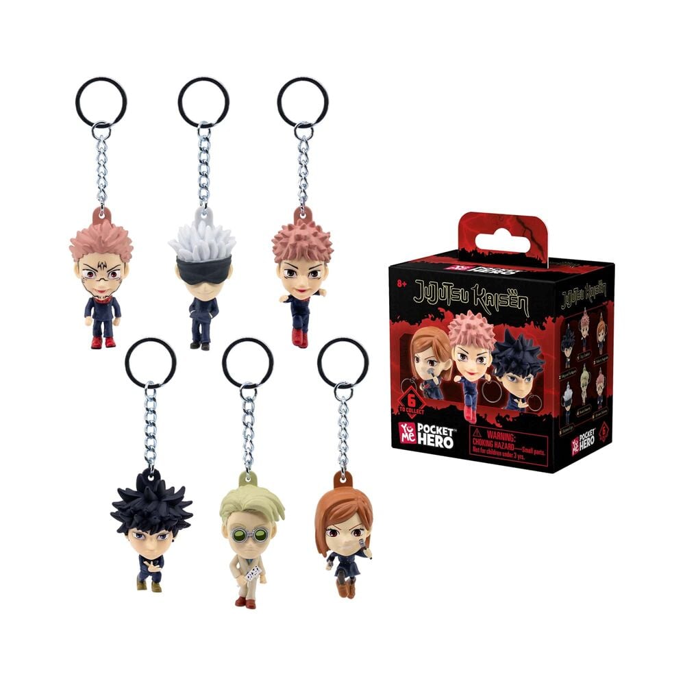 Jujutsu Kaisen Llaveros Pocket Hero Cajas Sorpresa Expositor (12)