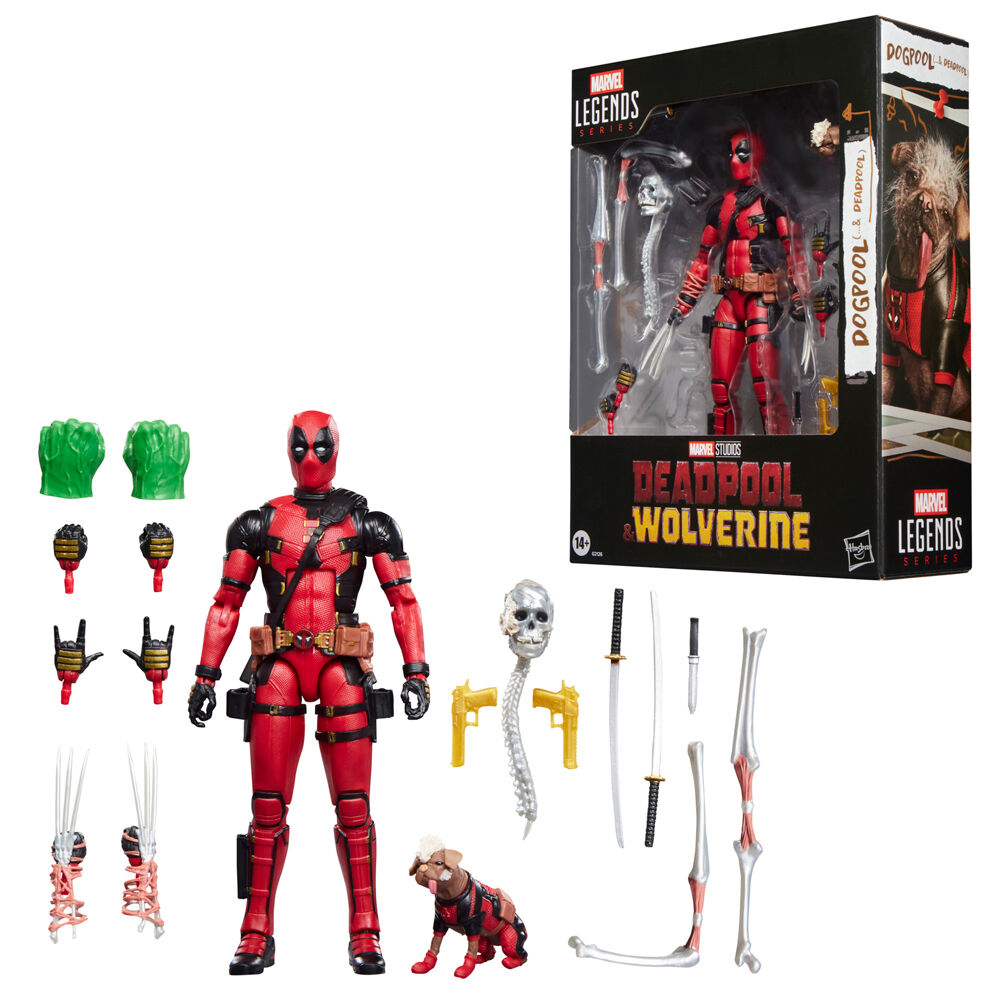 Deadpool & Wolverine Marvel Legends Figura Dogpool & Deadpool 15 cm