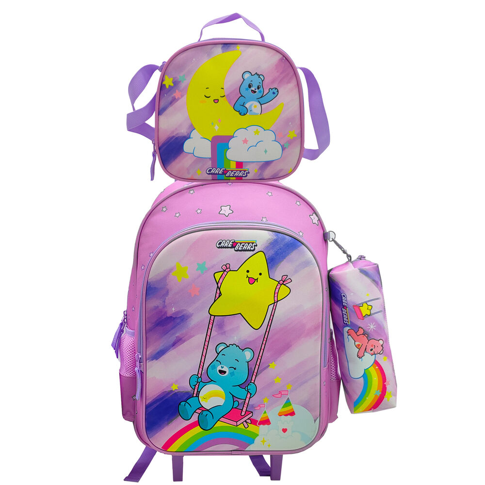 Set Trolley + portatodo + bolsa portameriendas Osos Amorosos Frikytopia