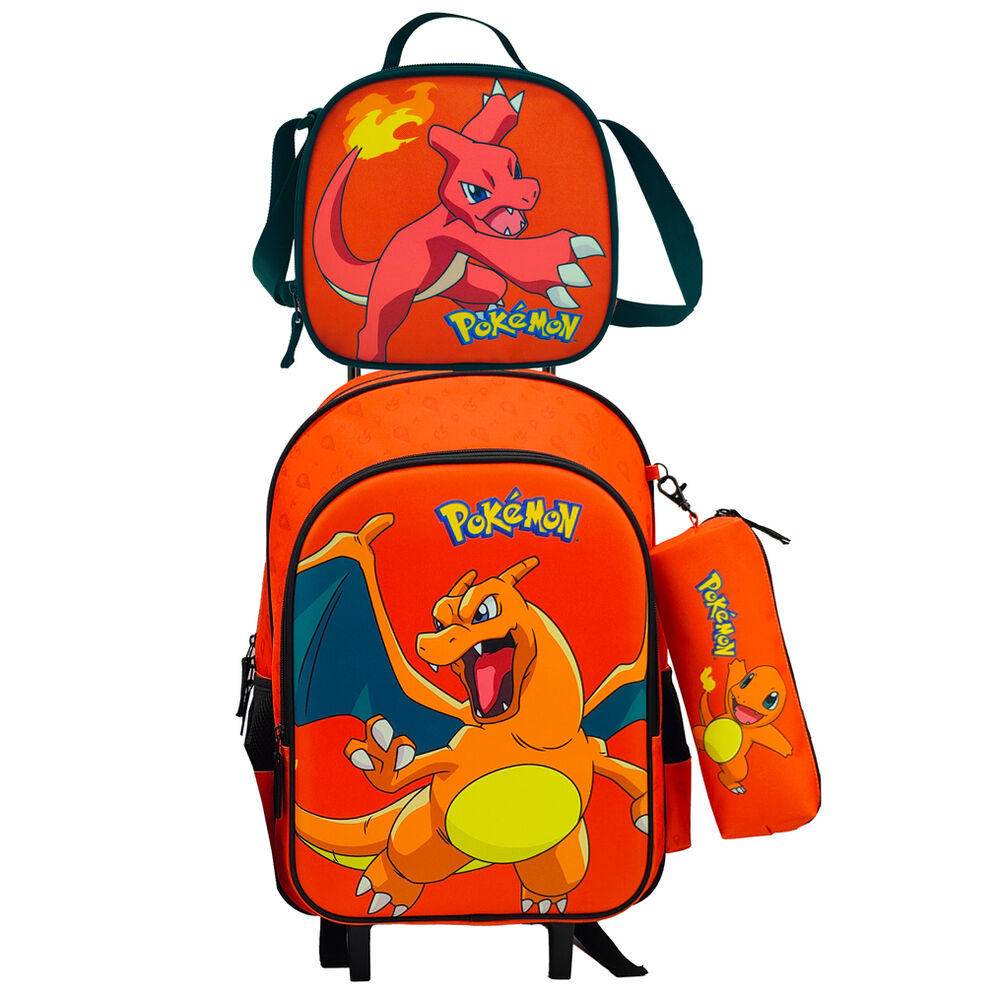 Set Trolley + portatodo + bolsa portameriendas Pokemon Frikytopia