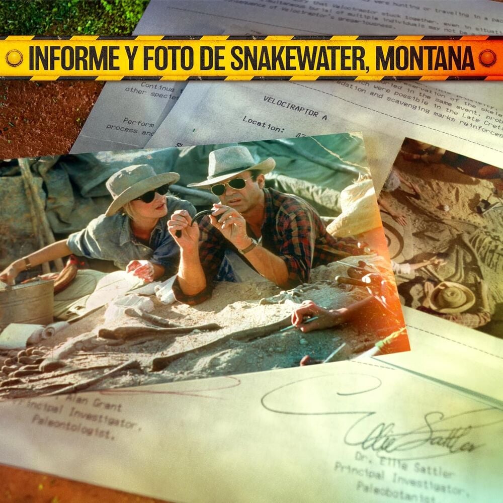 Caja metalica Los Recuerdos Perdidos Jurassic Park
