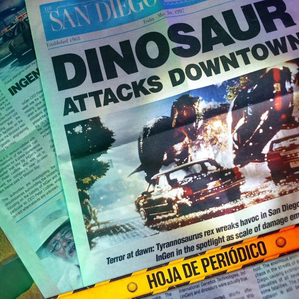 Caja metalica Los Recuerdos Perdidos Jurassic Park