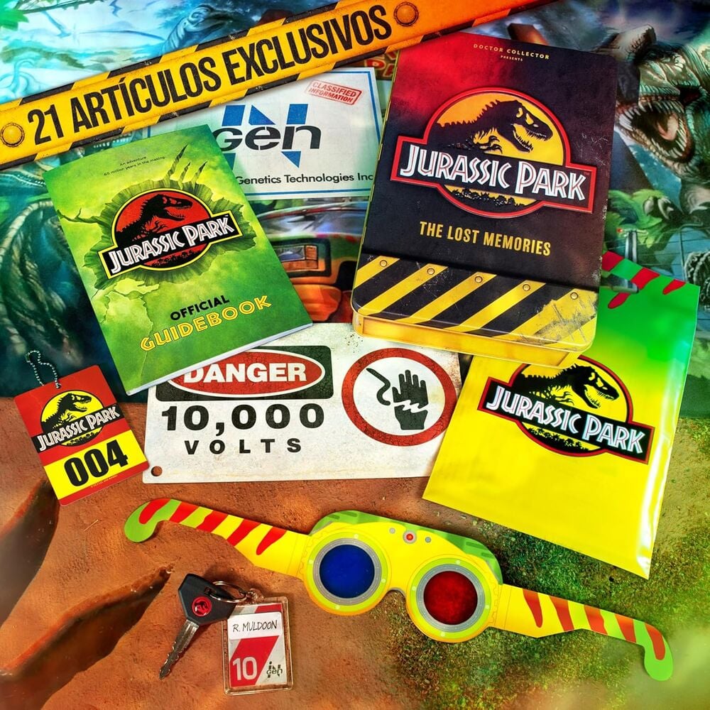 Caja metalica Los Recuerdos Perdidos Jurassic Park
