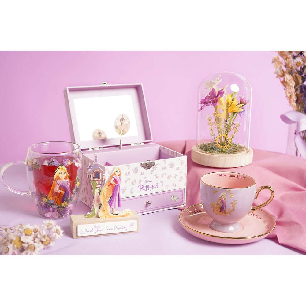Taza te y platillo Rapunzel Princesas Disney