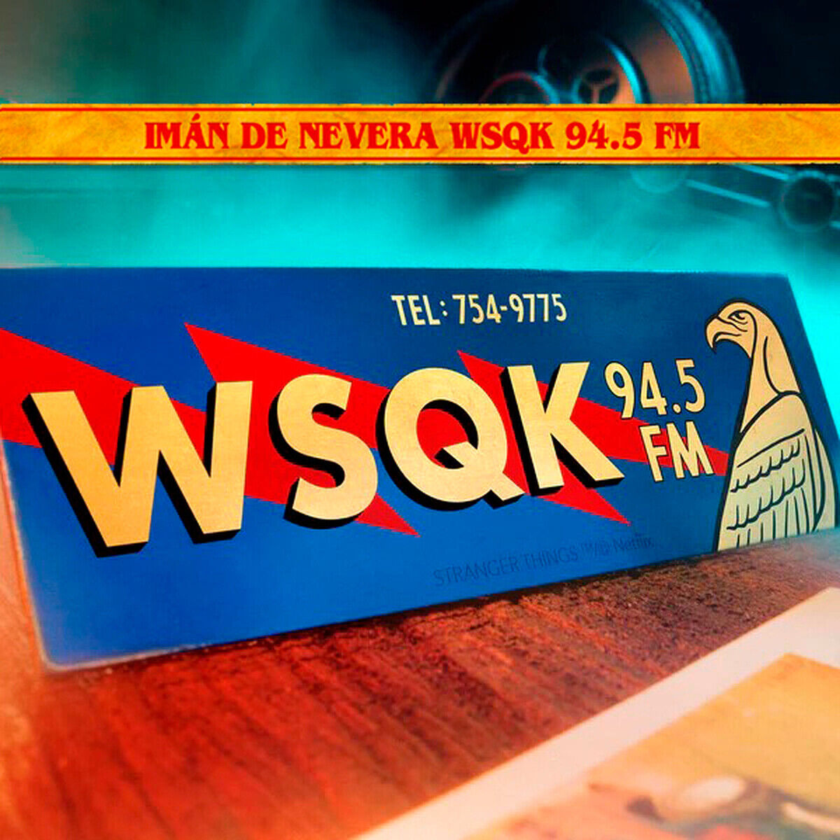 Caja metalica WSQK Hawkins Hitmaker Stranger Things