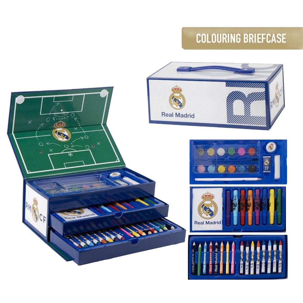 Maletin coloreable Real Madrid Frikytopia