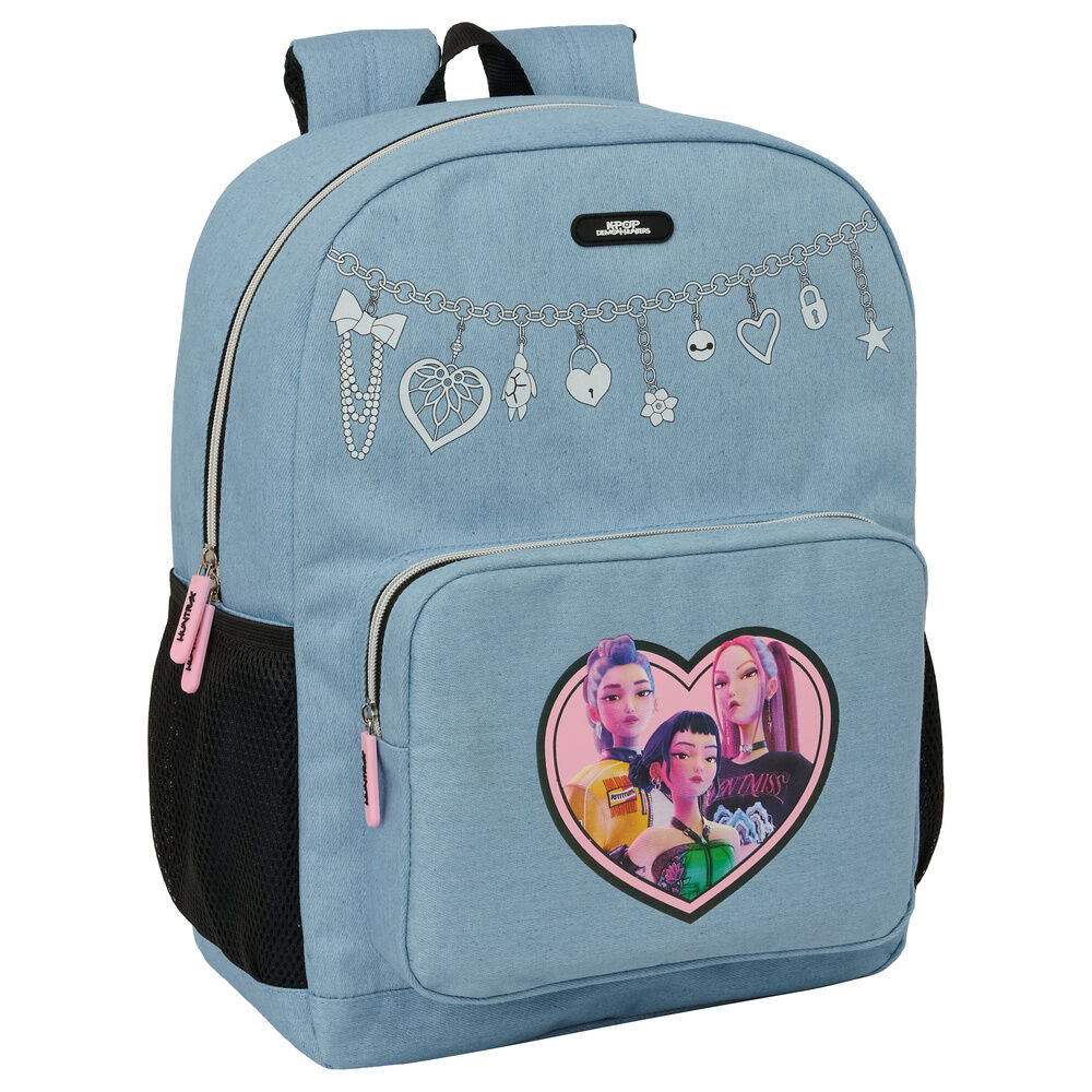 Mochila Huntrix Kpop Demon Hunters 43cm adaptable Frikytopia