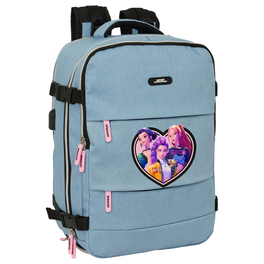 Mochila viaje cabina Huntrix Kpop Demon Hunters 44cm Frikytopia