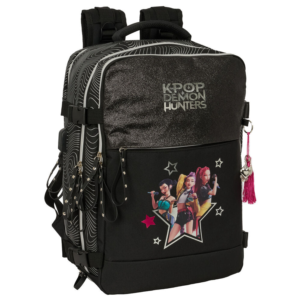 Mochila viaje cabina Energy Kpop Demon Hunters 44cm Frikytopia