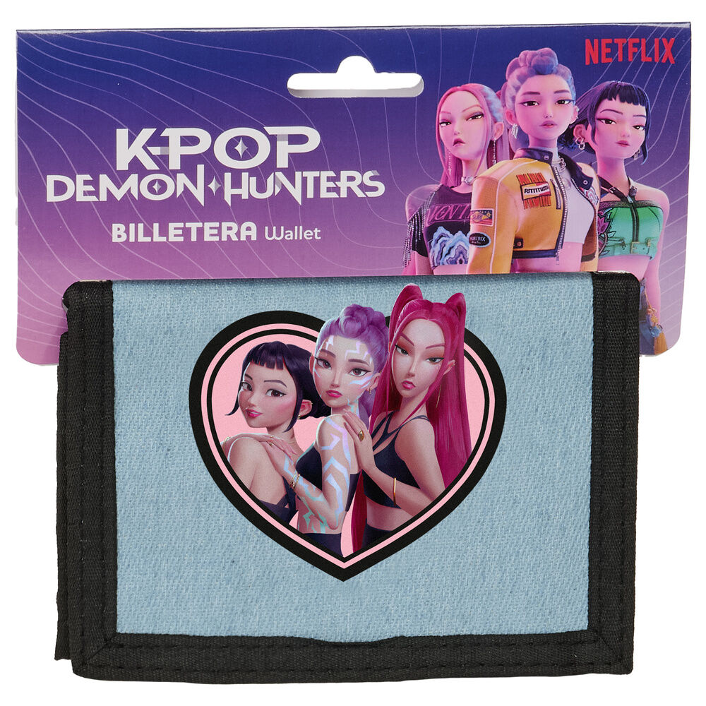 Billetera Huntrix Demon Hunters Kpop Frikytopia