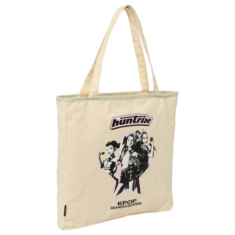 Bolsa shopping Huntrix Kpop Demon Hunters Frikytopia