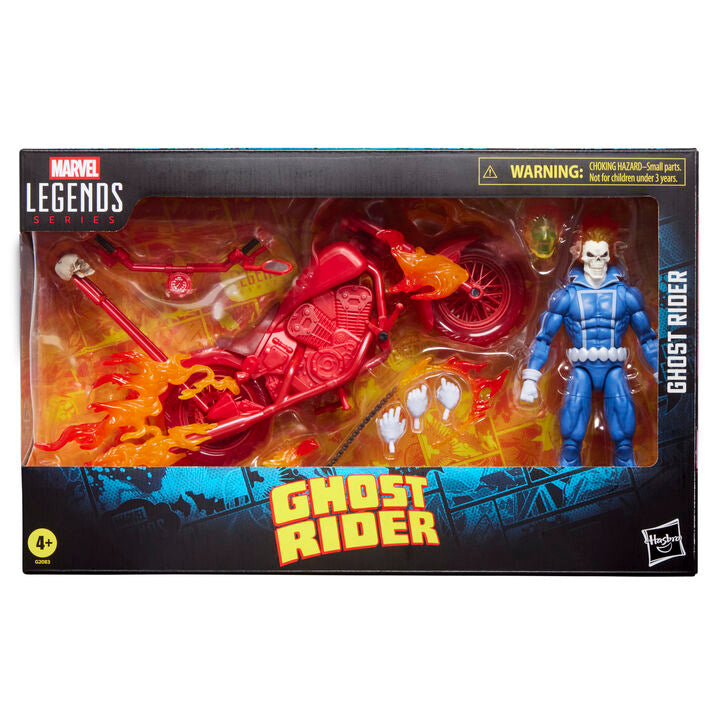 Ghost Rider Marvel Legends Figura Johnny Blaze with Motorcycle 15 cm
