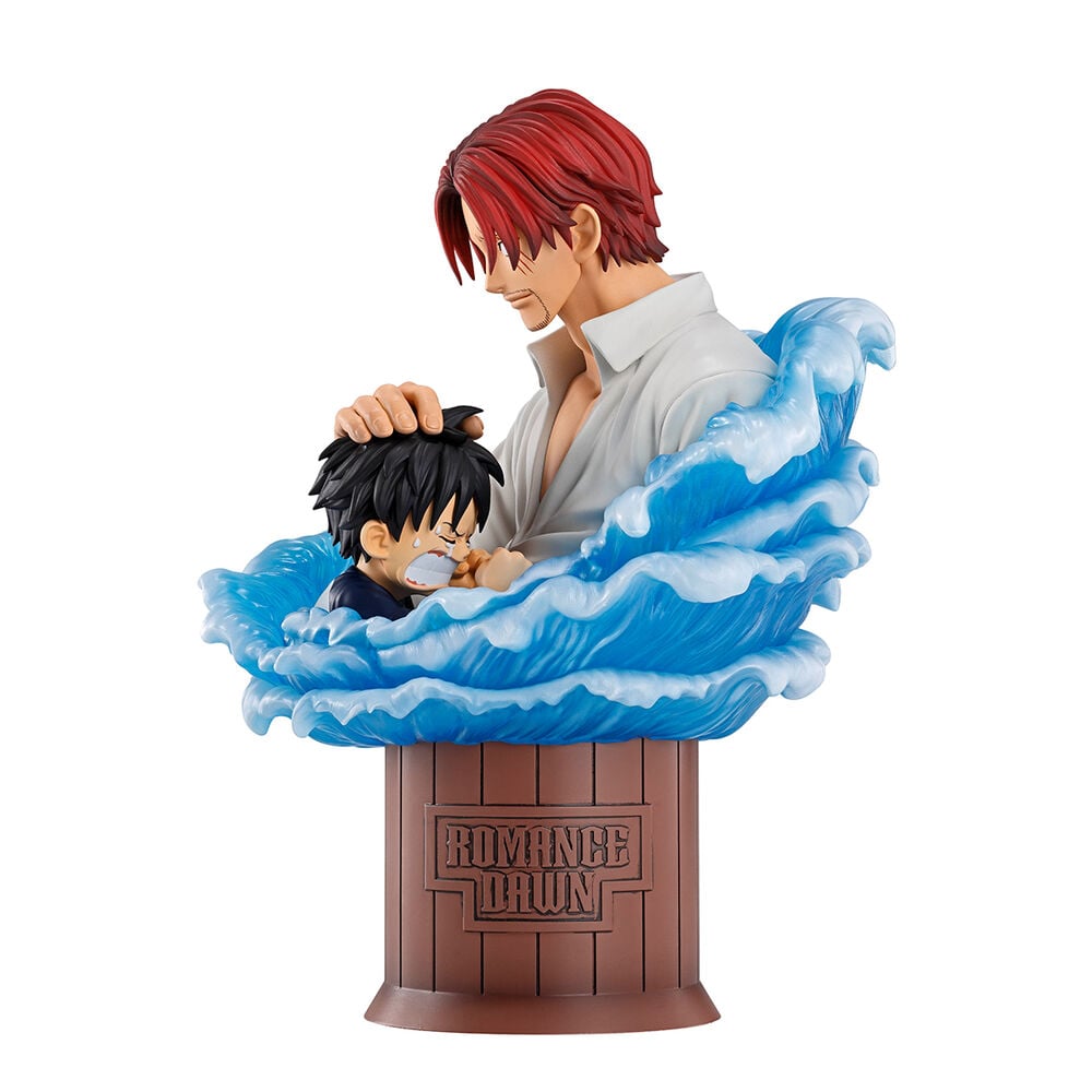 Figura Ichibansho Shanks & Luffy Red Hair Pirates One Piece 15cm Frikytopia