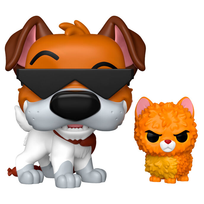 Oliver & Co. POP!&Buddy Movies Vinyl Figuren Dodger w/Oliver w/Chase 9 cm Surtido (6)