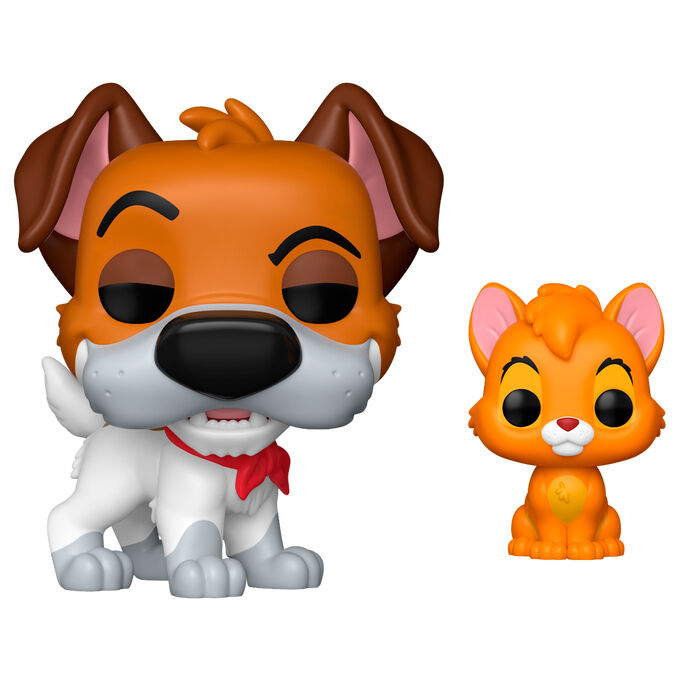 Oliver & Co. POP!&Buddy Movies Vinyl Figuren Dodger w/Oliver w/Chase 9 cm Surtido (6)