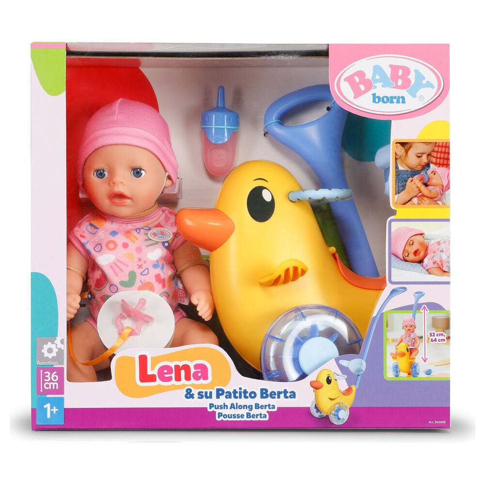 Muñeca Lena + Patito Berta Baby Born 36cm Frikytopia