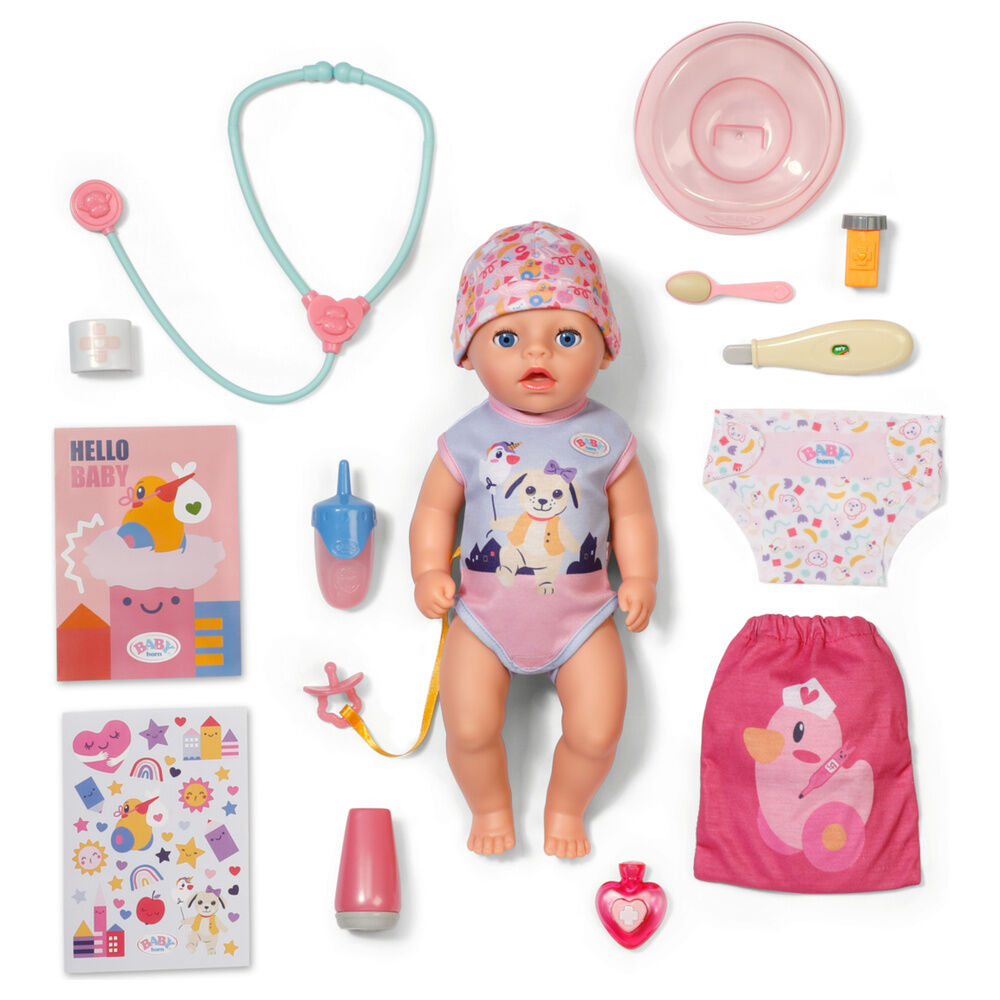 Muñeca Lena Cuidaditos Baby Born 36cm