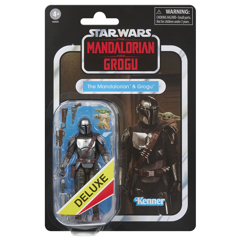 Star Wars: The Mandalorian & Grogu Vintage Collection Figura The Mandalorian & Grogu 10 cm
