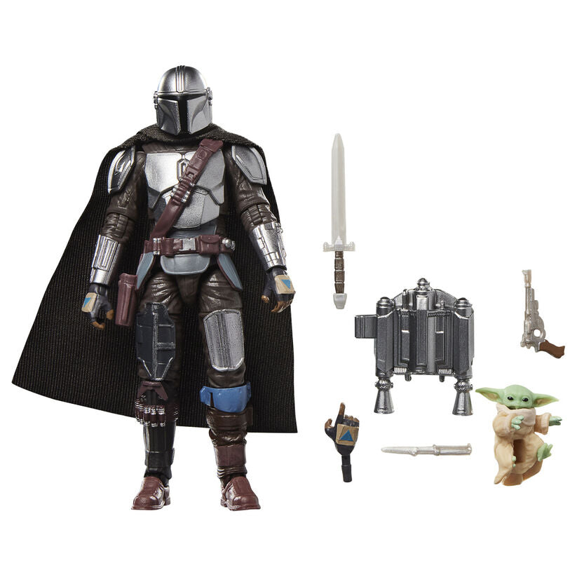 Star Wars: The Mandalorian & Grogu Vintage Collection Figura The Mandalorian & Grogu 10 cm