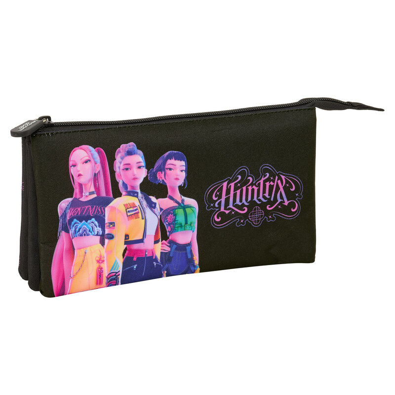 Portatodo Negra Kpop Demon Hunters triple Frikytopia
