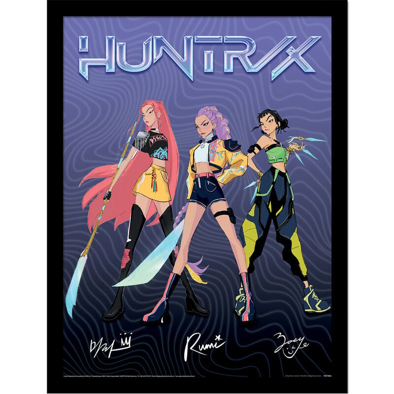 Cuadro KPop Huntrix Signature Demon Hunters Frikytopia