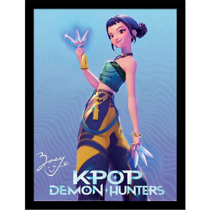 Cuadro KPop Zoey Demon Hunters Frikytopia