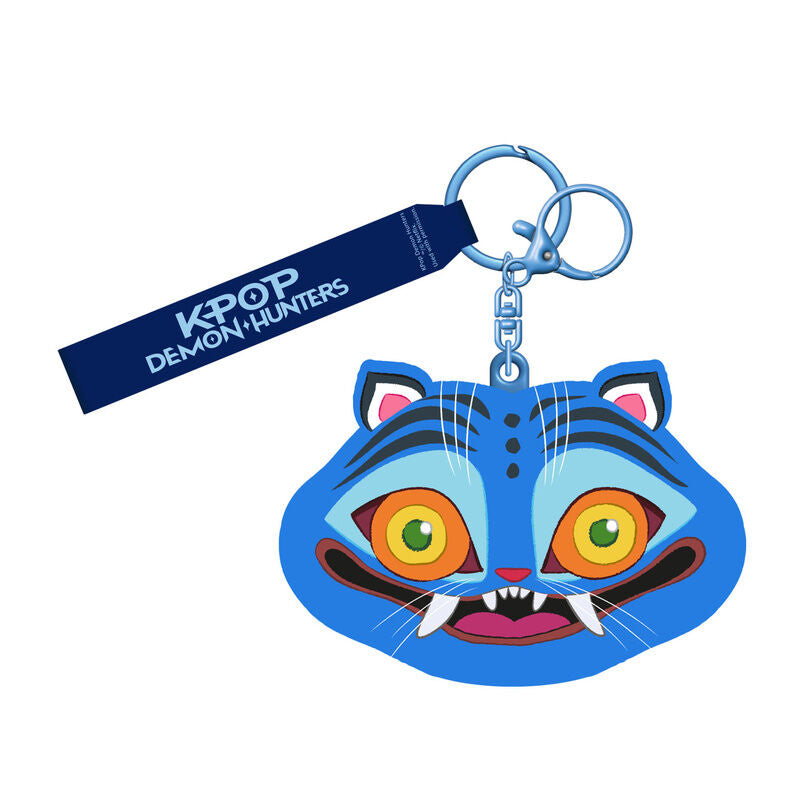 K-POP DEMON HUNTERS DERPY TIGER SILICONE Llavero Monedero