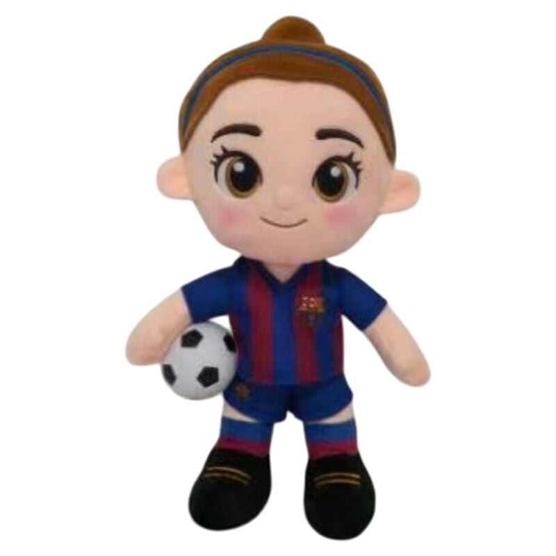 Peluche Jugadora Baloncesto FC Barcelona 36cm Frikytopia