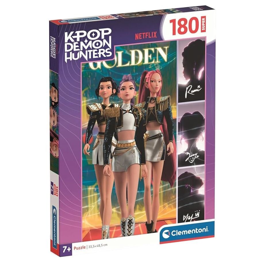 Puzzle Super Kpop Demon Hunters 180pzs Frikytopia