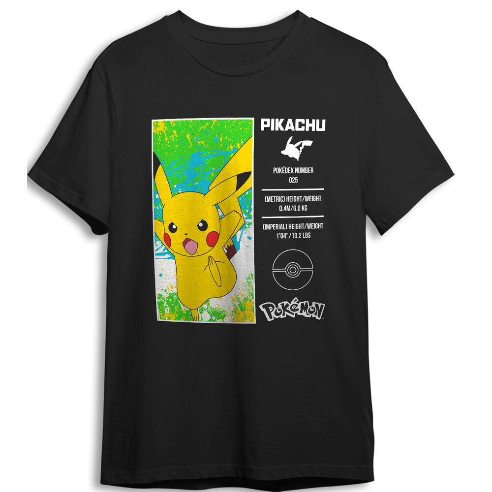 Camiseta Pikachu Pokemon infantil Frikytopia