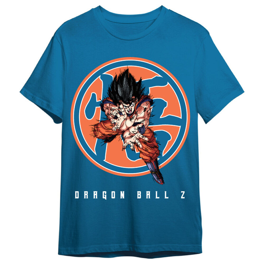 Dragon Ball Z Camiseta Goku Azul Marino Talla XXL