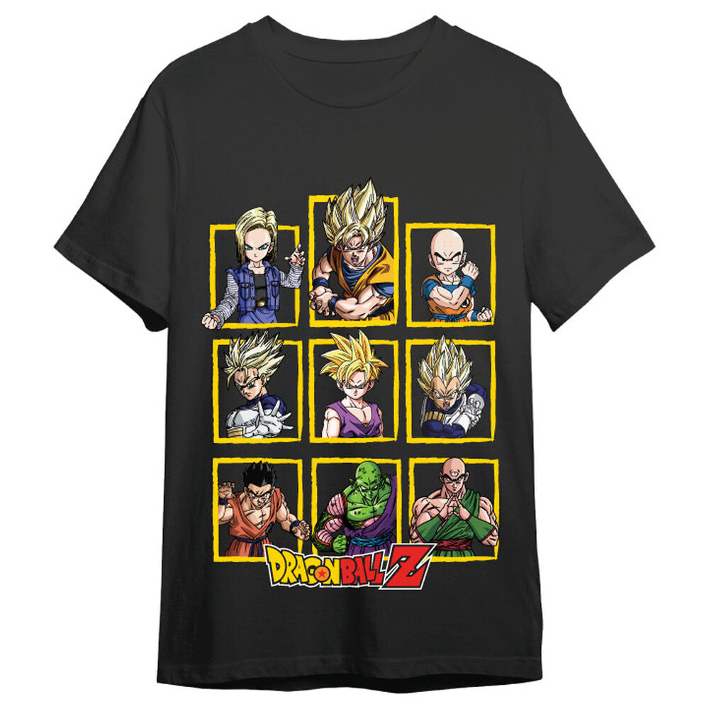Dragon Ball Z Camiseta Characters Negro Talla M