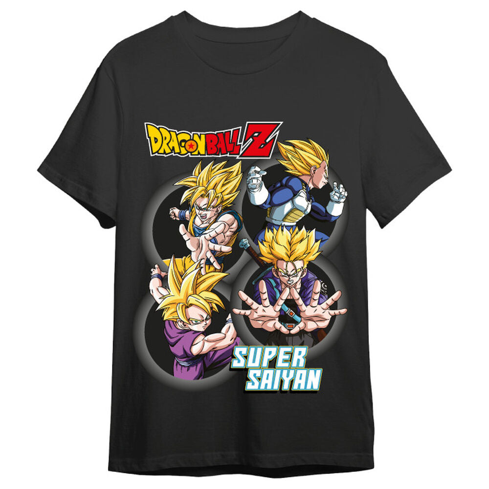 Camiseta Super Saiyans Dragon Ball Z adulto Frikytopia