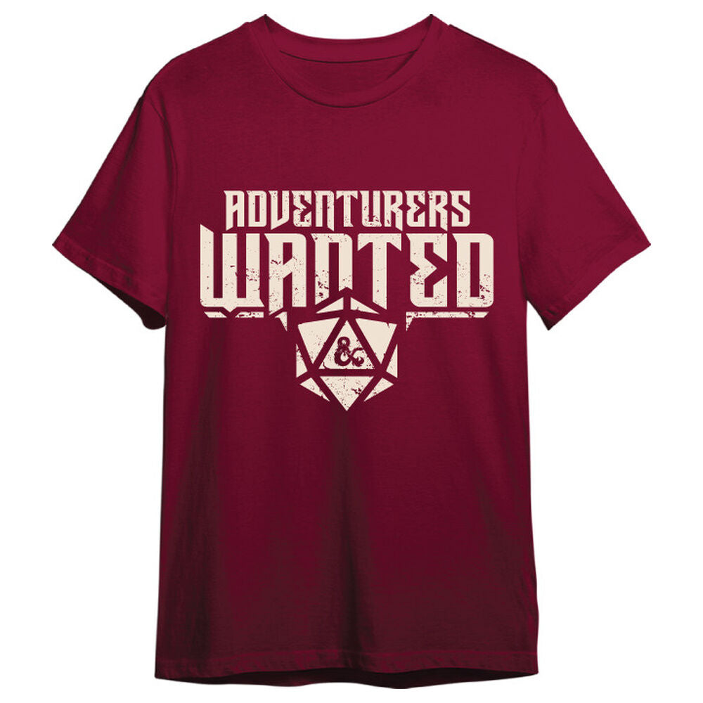 Camiseta Adventurers Wanted Dungeons & Dragons adulto Frikytopia